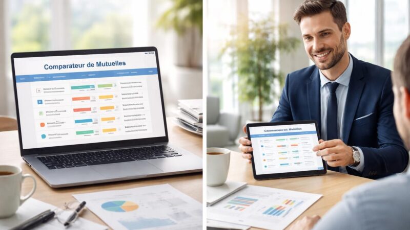 Comparateurs de mutuelles vs. Agents d&rsquo;assurance : qui choisir ?
