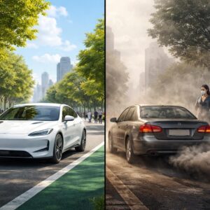 Électrique vs thermique : l&rsquo;impact de votre choix de voiture sur votre protection santé