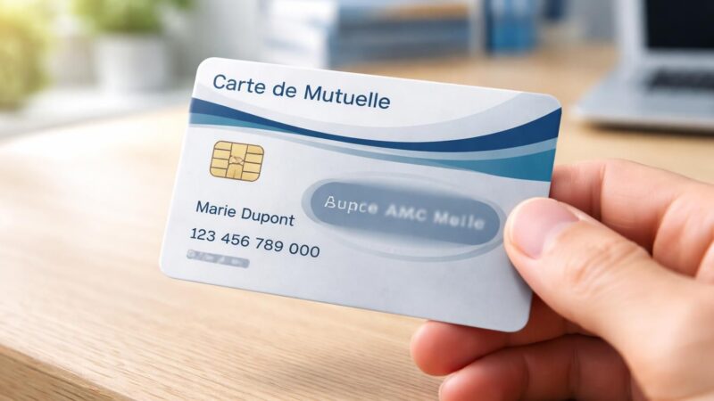 Où trouver le numéro AMC sur sa carte de mutuelle ?