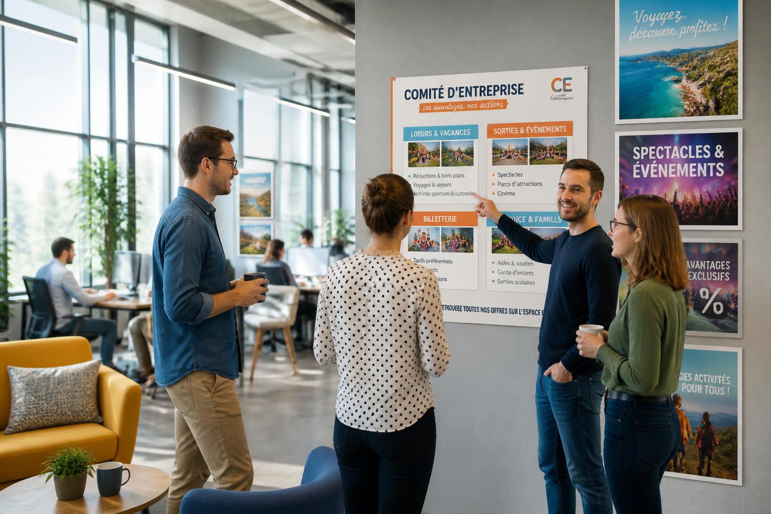 découvrez les avantages offerts par le comité d'entreprise maaf aux salariés : réductions exclusives, activités culturelles et sociales, et bien plus pour améliorer votre quotidien.